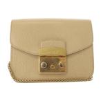  Furla FURLAme Toro Police Mini сумка на плечо небольшая сумочка кожа бежевый /TK 1 #ES женский 