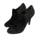 ショッピングブーティー ダイアナ DIANA ブーティ スエード サイドゴア 24 黒 /DT ■CA直11 レディース中古 【ベクトル 古着】