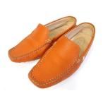 ¥È¥Ã¥º TOD'S ¥É¥é¥¤¥Ó¥ó¥° ¥·¥å¡¼¥º ¥â¥«¥·¥ó ¥í¡¼¥Õ¥¡¡¼ ¥Ç¥Ã¥¥·¥å¡¼¥º ·¤ ¥ì¥¶¡¼ ³× 36 1/2 23.5cm ¥ª¥ì¥ó¥¸ ¥ì¥Ç¥£¡¼¥¹¡ÚÃæ¸Å¡Û¡Ú¥Ù¥¯¥È¥ë ¸ÅÃå¡Û