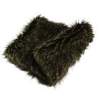  No-brand No-brand muffler шарф снуд мех двусторонний оттенок бежевого QQQ женский 