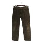 Levi's Levi's 533 брюки длинный кнопка Zip fly одноцветный вельвет размер 33 Brown QQQ мужской 
