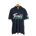  Le Coq s Porte .fle coq sportif рубашка-поло кнопка короткий рукав принт Logo вышивка размер M темно-синий QQQ мужской 