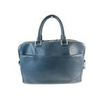 ルイヴィトン LOUIS VUITTON ビジネスバッグ ブリーフケース レザー 無地 FL2145 ブルー QQQ メンズ