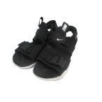 ショッピングnike サンダル ナイキ NIKE サンダル ロゴ マジックテープ 無地 ブラック ホワイト QQQ レディース