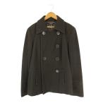  Zara Basic ZARA BASIC бушлат бушлат двойной breast длинный рукав одноцветный Brown размер USA L QQQ мужской женский 