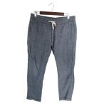  United Arrows UNITED ARROWS TOKYO брюки бегун легкий длинный распорка резина талия "в елочку" рисунок серый серия размер XL