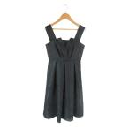  здесь lasi-COCCOLUSSI Tokyo sowa-ru One-piece платье flair колени длина гонки ламе точка полька-дот узор темно-синий размер 7 QQQ женский 