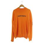  Pearly Gates PEARLY GATES вязаный вырез лодочкой длинный рукав Logo размер 4 orange внутренний стандартный QQQ мужской 