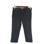 ユニクロ UNIQLO パンツ レギンス 七分丈 ストレッチ 伸縮 無地 ブラック サイズ67 QQQ レディース