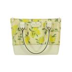 ケイトスペード KATE SPADE ショルダー バッグ ハンド バッグ レモン柄 キャンバス地 イエロー ホワイト ベージュ WKRU3079 QQQ レディース