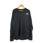  Adidas adidas футболка вырез лодочкой длинный рукав принт размер L чёрный QQQ внутренний стандартный мужской 