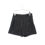  Kei Be efKBF Urban Research брюки юбка юбка-брюки проверка шерсть .ONE чёрный черный /kt женский 