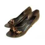  Indivi INDIVI туфли-лодочки открытый tu каблук кожа 22.5 чай Brown 