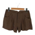  rosso ROSSO Urban Research брюки шорты общий подкладка сделано в Японии Brown чай 36 женский 