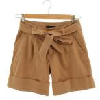  Beams Heart BEAMS HEART брюки шорты хлопок Brown светло-коричневый тон 0 женский 