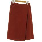  Zara to черновой . look ZARA Trafaluc брюки гаучо брюки широкий LAP style талия резина оттенок коричневого красный чай кирпич цвет XS
