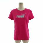  Puma PUMA футболка круглый вырез короткий рукав Logo принт Logo вышивка скорость . розовый синий blue серый M женский 