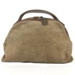  Volvo ne-zeBORBONESE by redwall ручная сумочка Mini сумка "Boston bag" замша ... рисунок Brown чай бежевый женский 