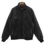  Puma PUMA стеганый жакет P47078 воротник-стойка стеганое полотно Logo принт Zip выше с хлопком черный чёрный O мужской 