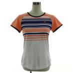  ellesse ellesse теннис короткий рукав футболка S рукав p Ractis Crew EW08111 Logo нашивка окантовка белый розовый серия темно-синий серия L