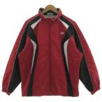  Yonex YONEX жакет ветровка нагрев Capsule HEAT CAPSULE капот Logo вышивка Zip выше обратная сторона ворсистый распределение цвета красный чёрный белый L