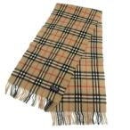 バーバリー ロンドン BURBERRY LONDON マフラー フリンジ カシミヤ100％ ノバチェック ブラウン 茶 ベージュ ブラック 黒 レッド系 赤系 メ