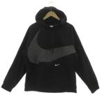  Nike NIKE тренировочный Parker мужской TFsushu тянуть over DQ5402-010 THERMA-FIT обратная сторона ворсистый черный чёрный серый L мужской 