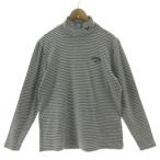  Callaway CALLAWAY длинный рукав с высоким воротником рубашка 241-7254506 Logo вышивка окантовка ворсистый белый серый LL мужской 