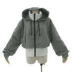 ショッピングzara ZARA コントラストラテックスエフェクトジャケット ボンディングレイヤード フーディー 止水ファスナー グレーカーキ 白 L