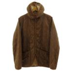  рубашка магазин THE SMOCK SHOP стеганое полотно с хлопком жакет трубчатая обводка подкладка боа Brown чай M женский 