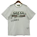 グッチ GUCCI Tシャツ ココキャピタン 丸首 プリント 半袖 コットン ホワイト 白 L メンズ