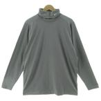  Nike Golf NIKE GOLF длинный рукав ta-toru шея рубашка 340233-065 FIT DRY Logo вышивка сетка переключатель . серый XL мужской 