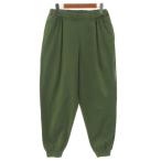  старт Dio зажим Studio Clip широкий брюки-джоггеры SC233008-1 tuck талия резина стрейч хлопок . оливковый M