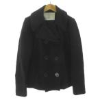 fiteli чай FIDELTY Short бушлат 813-5291-753 USA производства ворсистый смешивание melt n шерсть черный чёрный женский 