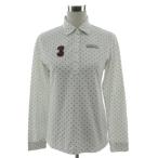  Adidas adidas TaylorMade TaylorMade точка рубашка-поло с длинным рукавом JDW008 Logo нашивка number кольцо белый черный чёрный L