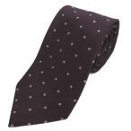  Paul Smith PAUL SMITH шелк галстук узкий галстук Италия производства шелк 100% точка лиловый серия фиолетовый серия белый мужской 