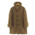 グローバーオール Gloverall 90年代ヴィンテージ ダッフルコート イングランド製 ヘリンボーン 起毛 ウール ブラウン系 大きサイズ