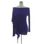 DSI London бальные танцы оборка tops длинный рукав простой одноцветный стрейч оттенок голубого женский 