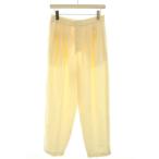 ELE STOLYOF 21AW FOR GENDER FREEsaki Sony слаксы легкий брюки Zip fly шерсть 38 M белый белый мужской женский 