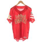 Fukuoka SoftBank Hawks ястреб. праздник .2014 форма копия рубашка короткий рукав Logo нашивка L красный красный /AN34 #GY11 мужской 