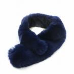  Furla FURLA muffler пелерина мех кролика темно-синий /NQ #BM женский 