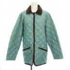 ラベンハム LAVENHAM キルティングジャケット 中綿 アウター M 水色 英国製 /YM ■MU レディース