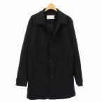  Calvin Klein CALVIN KLEIN пальто с отложным воротником с хлопком внешний 38R черный /TK #MU мужской 