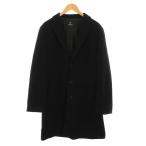  Nano Universe nano universe Пальто Честерфилд длинный внешний L чёрный 672-4111201 /YM #MU мужской 