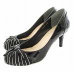  Pool Side POOLSIDE эмаль туфли-лодочки лента 24.5cm чёрный черный /*G #MU женский 