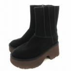 アグ オーストラリア UGG ツインシーム 1158313 W CLASSIC TWIN SEAM NEW HEIGHT 厚底 ショートブーツ 24cm 黒