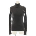 オーラリー AURALEE ロンハーマン ニット セーター カットソー ハイネック 長袖 リブ編み 0 チャコールグレー A21AT02RH ■MU レディース