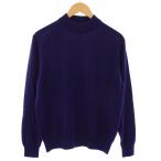 ショッピングカシミア エディフィス EDIFICE ウールシルクカシミア MIX クリスタル モックネックニット 長袖 S 紫 パープル 23080300101330 /TK ■BM メンズ