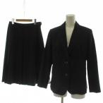  Старая Англия OLD ENGLAND выставить tailored jacket юбка в складку колено внизу длина в клетку 36 темно-синий темно-синий /GG #MUre