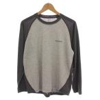 モンベル Montbell WIC.ラグラン ロングスリーブT Tシャツ カットソー 長袖 M グレー 1114130 /YM メンズ